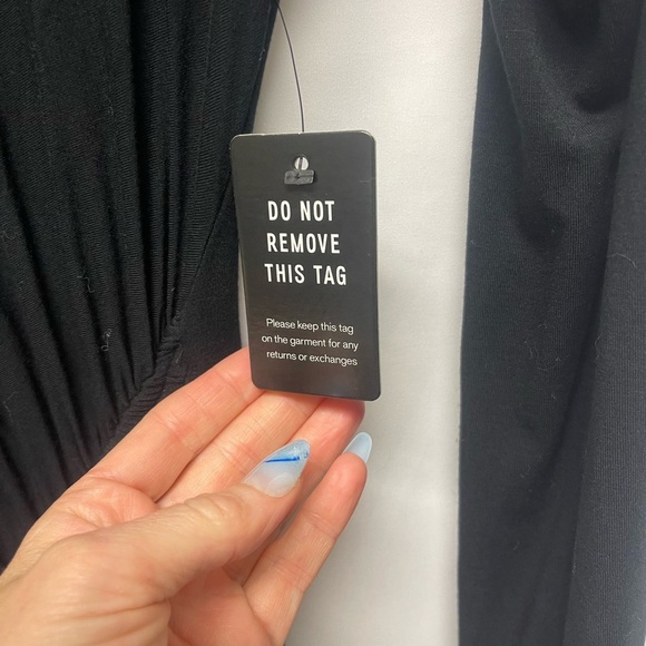 Express Black BodyCon Dress with Cinch Detail - Picture 6 of 7